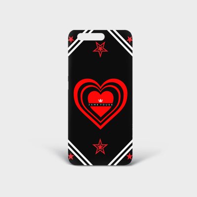 Cover Huawei Cuore Matto Dame Rouge