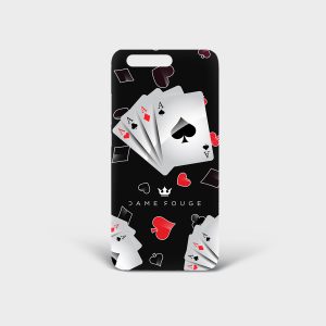 Cover Huawei Poker FaceDame Rouge