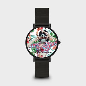 Orologio Pin Up Skull Dame Rouge