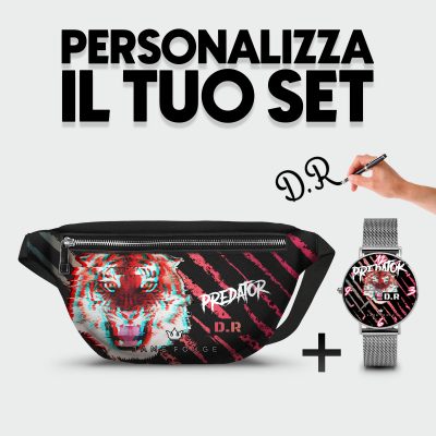 Set Marsupio + Meta Watch Personalizzato Predator