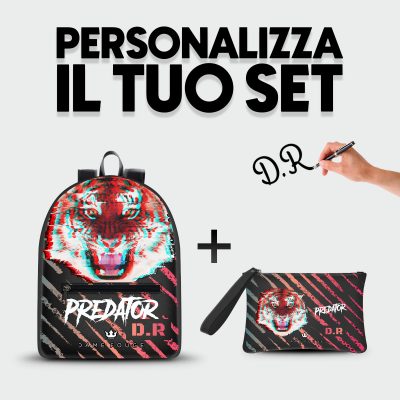 Set Zaino + Pochette Smash Personalizzato Predator