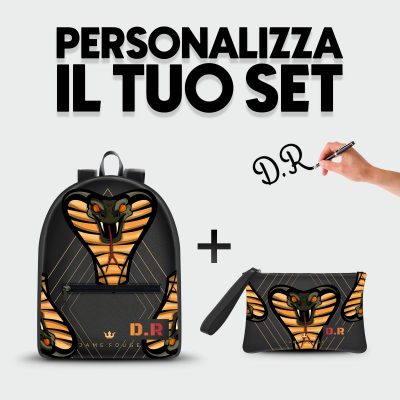 Set Zaino + Pochette Smash Personalizzato Poison