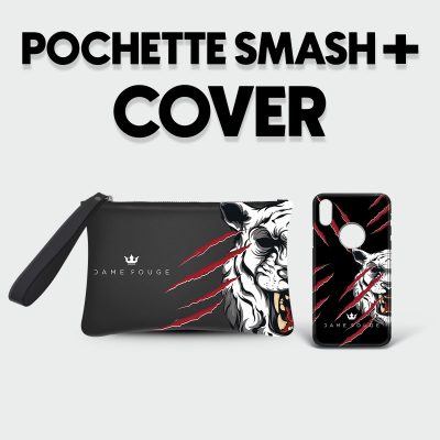Combo Pochette Smash + Cover Tiger Scratches