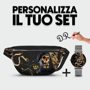 Set Marsupio + Meta Watch Personalizzato Golden Death